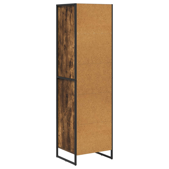 Dulap pentru cărți cu sertar Stejar fumuriu 43 x 36 x 150.5 cm - WALTI WALTI