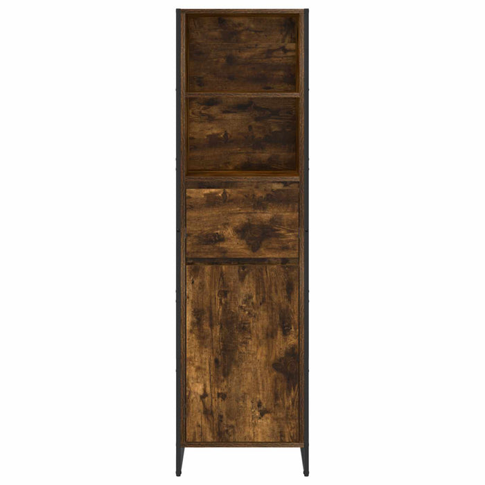 Dulap pentru cărți cu sertar Stejar fumuriu 43 x 36 x 150.5 cm - WALTI WALTI