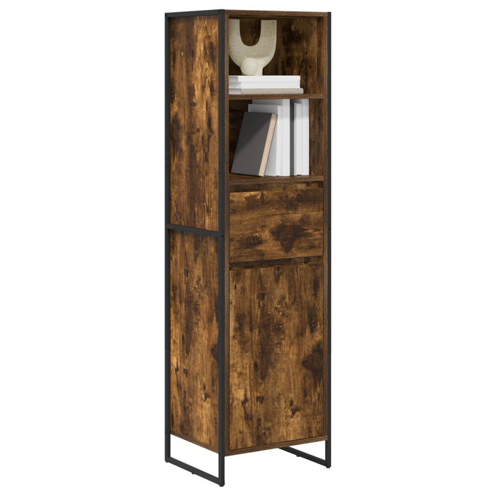 Dulap pentru cărți cu sertar Stejar fumuriu 43 x 36 x 150.5 cm - WALTI WALTI