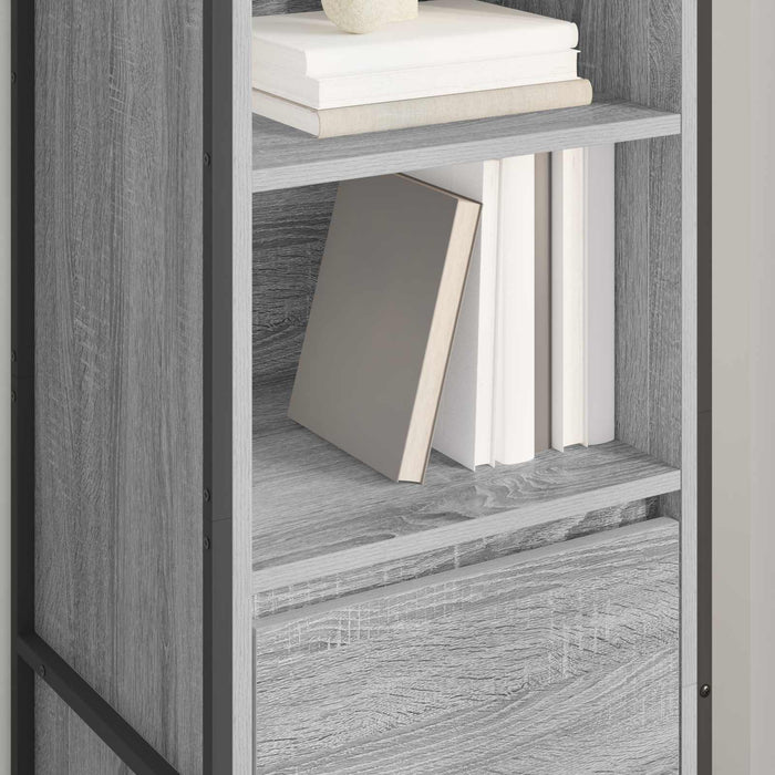 Dulap pentru cărți Gri Sonoma 43 x 36 x 150.5 cm Lemn compozit - WALTI WALTI