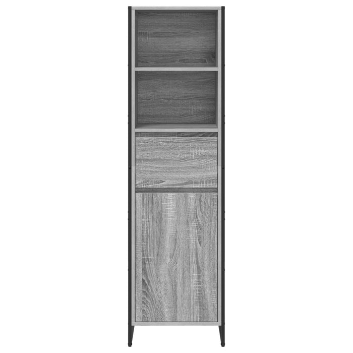 Dulap pentru cărți Gri Sonoma 43 x 36 x 150.5 cm Lemn compozit - WALTI WALTI