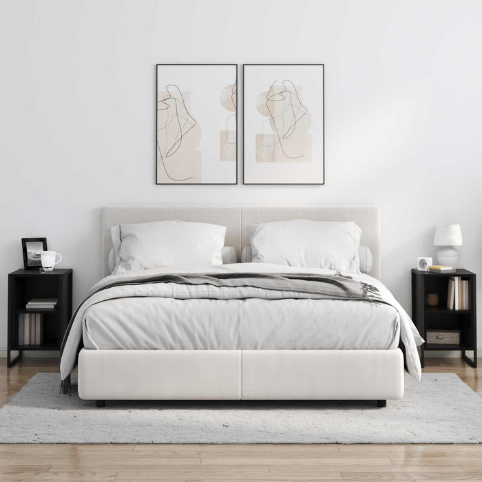 Noptieră Stejar Negru 39.5 x 30 x 50 cm Lemn compozit - WALTI WALTI