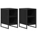 Noptieră 2 pcs Stejar Negru 39.5 x 30 x 50 cm Lemn compozit - WALTI WALTI