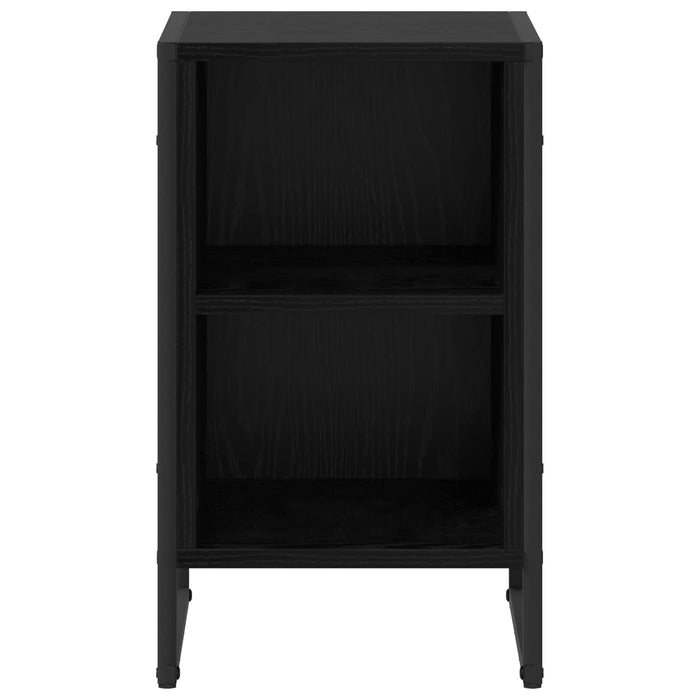 Noptieră 2 pcs Stejar Negru 39.5 x 30 x 50 cm Lemn compozit - WALTI WALTI