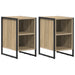 Noptieră 2 pcs Sonoma 39.5 x 30 x 50 cm Lemn compozit - WALTI WALTI