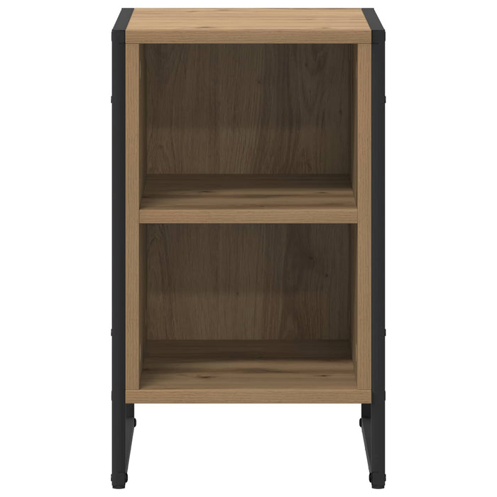 Noptieră 2 pcs Stejar artizanal 39.5 x 30 x 50 cm Lemn compozit - WALTI WALTI