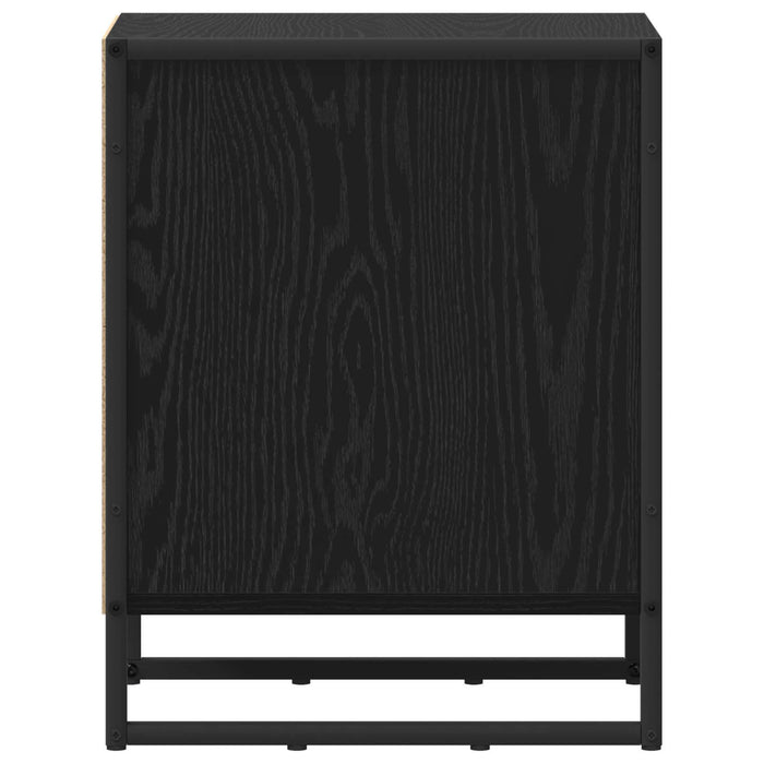 Noptieră Stejar Negru 39,5 x 30 x 50 cm Lemn compozit - WALTI WALTI