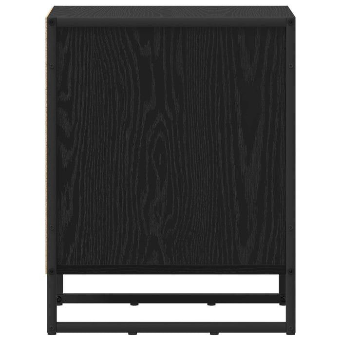 Noptieră 2 pcs Stejar Negru 39,5 x 30 x 50 cm Lemn compozit - WALTI WALTI