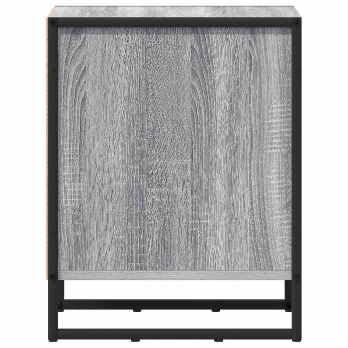 Noptieră 2 pcs Gri Sonoma 39,5 x 30 x 50 cm Lemn compozit - WALTI WALTI