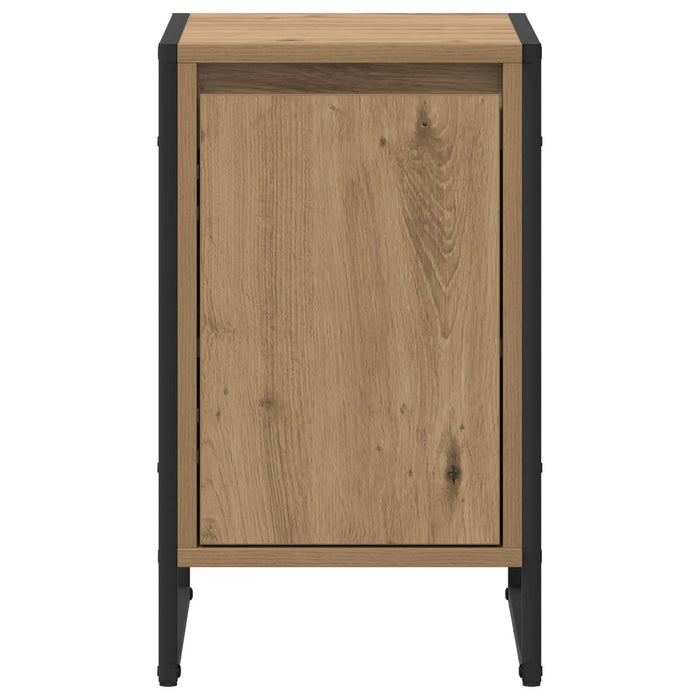 Noptieră Stejar artizanal 39,5 x 30 x 50 cm Lemn compozit - WALTI WALTI