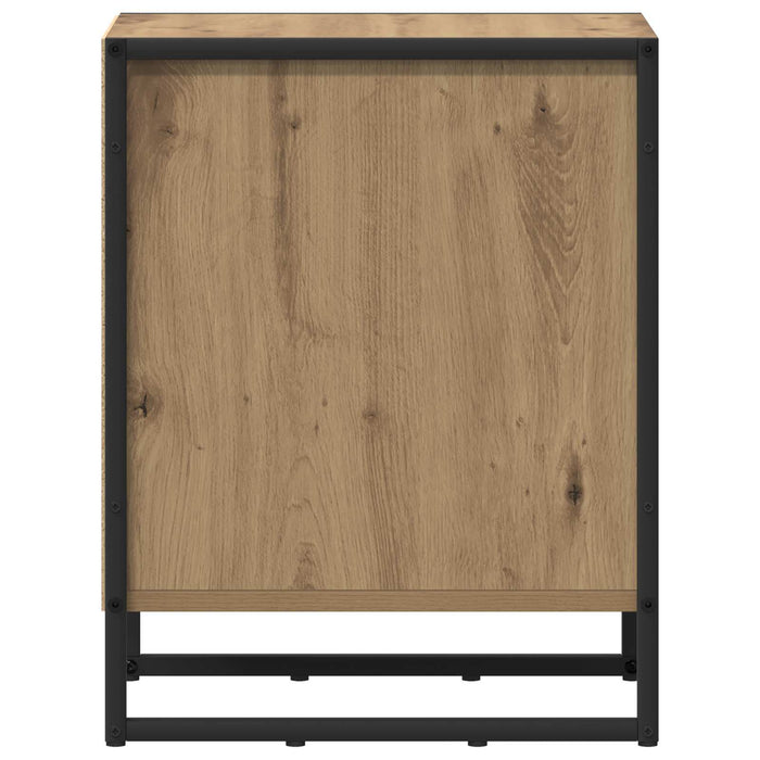Noptieră 2 pcs Stejar artizanal 39,5 x 30 x 50 cm Lemn compozit - WALTI WALTI