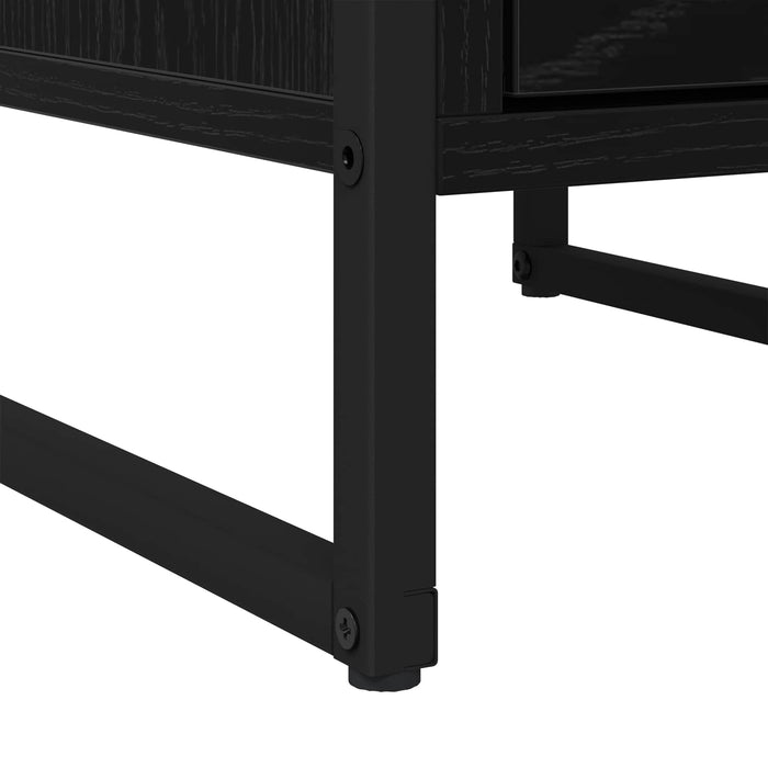 Noptieră cu sertar Stejar Negru 39,5 x 30 x 50 cm Lemn compozit - WALTI WALTI