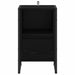 Noptieră 2 pcs Stejar Negru 39,5 x 30 x 50 cm Lemn compozit - WALTI WALTI