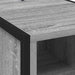 Noptieră 2 pcs Gri Sonoma 39,5 x 30 x 50 cm Lemn compozit - WALTI WALTI