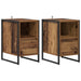 Noptieră 2 pcs Lemn Vechi 39,5 x 30 x 50 cm Lemn compozit - WALTI WALTI