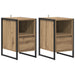 Noptieră 2 pcs Stejar artizanal 39,5 x 30 x 50 cm Lemn compozit - WALTI WALTI