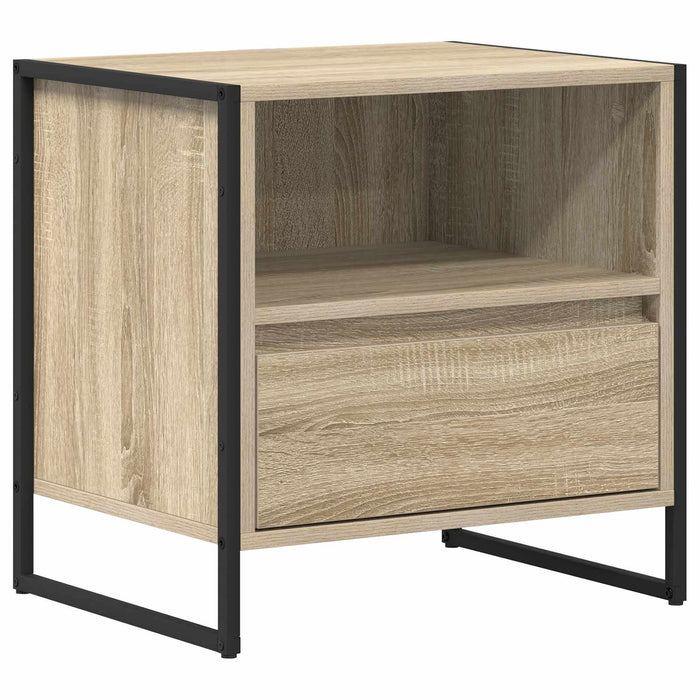 Noptieră cu sertar 2 pcs Sonoma 50 x 39,5 x 50 cm Lemn compozit - WALTI WALTI