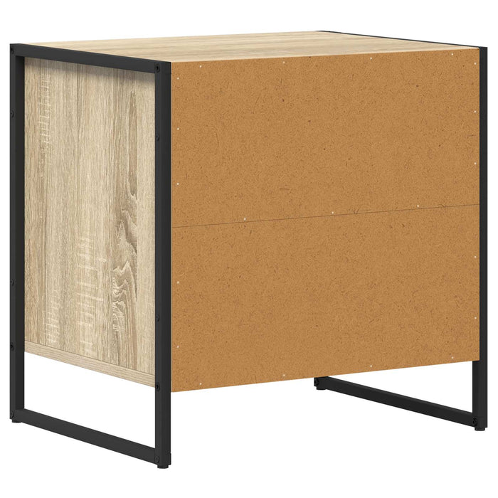 Noptieră cu sertar 2 pcs Sonoma 50 x 39,5 x 50 cm Lemn compozit - WALTI WALTI