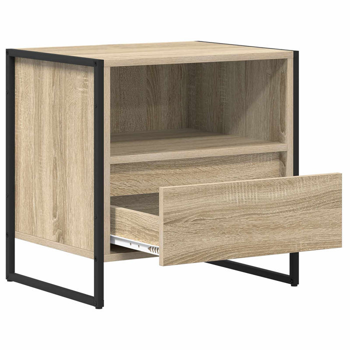 Noptieră cu sertar 2 pcs Sonoma 50 x 39,5 x 50 cm Lemn compozit - WALTI WALTI