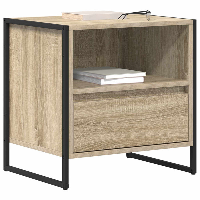 Noptieră cu sertar 2 pcs Sonoma 50 x 39,5 x 50 cm Lemn compozit - WALTI WALTI