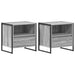 Noptieră 2 pcs Gri Sonoma 50 x 39,5 x 50 cm Lemn compozit - WALTI WALTI
