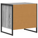 Noptieră 2 pcs Gri Sonoma 50 x 39,5 x 50 cm Lemn compozit - WALTI WALTI
