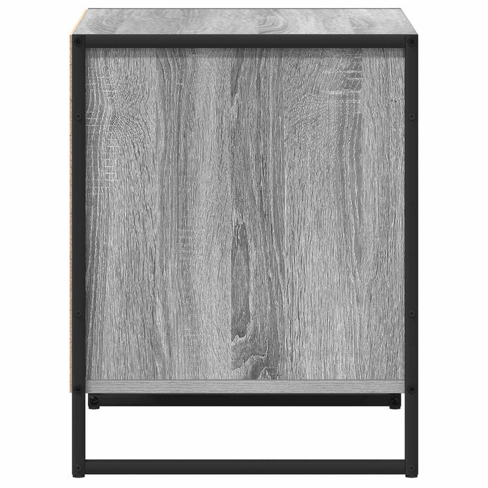 Noptieră 2 pcs Gri Sonoma 50 x 39,5 x 50 cm Lemn compozit - WALTI WALTI