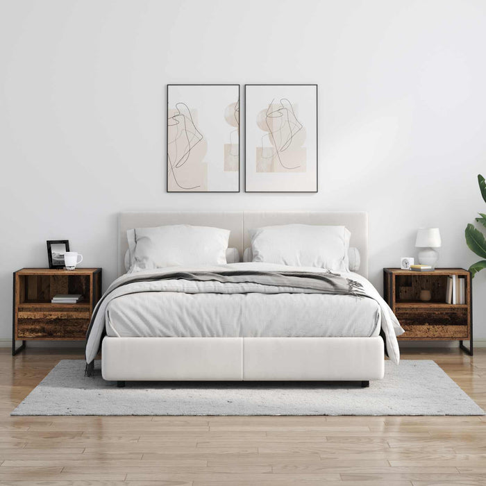 Noptieră cu sertar Lemn Vechi 50 x 39,5 x 50 cm Lemn compozit - WALTI WALTI