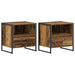 Noptieră 2 pcs Lemn Vechi 50 x 39,5 x 50 cm Lemn compozit - WALTI WALTI