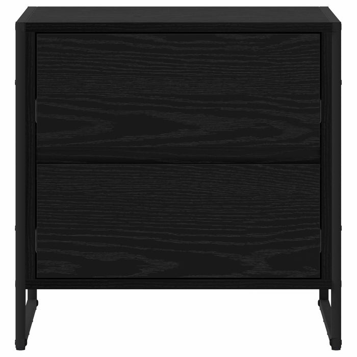 Noptieră cu sertar Stejar Negru 50 x 39.5 x 50 cm Lemn compozit - WALTI WALTI