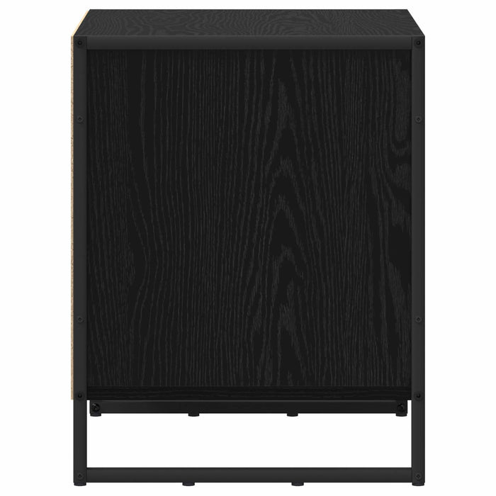 Noptieră cu sertar Stejar Negru 50 x 39.5 x 50 cm Lemn compozit - WALTI WALTI