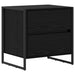 Noptieră 2 pcs Stejar Negru 50 x 39.5 x 50 cm Lemn compozit - WALTI WALTI