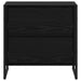 Noptieră 2 pcs Stejar Negru 50 x 39.5 x 50 cm Lemn compozit - WALTI WALTI