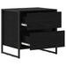 Noptieră 2 pcs Stejar Negru 50 x 39.5 x 50 cm Lemn compozit - WALTI WALTI