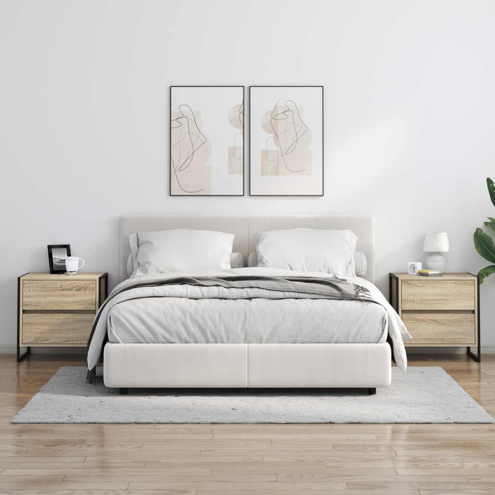 Noptieră cu sertar Sonoma 50 x 39.5 x 50 cm Lemn compozit - WALTI WALTI