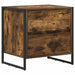 Noptieră 2 pcs Stejar fumuriu 50 x 39.5 x 50 cm Lemn compozit - WALTI WALTI