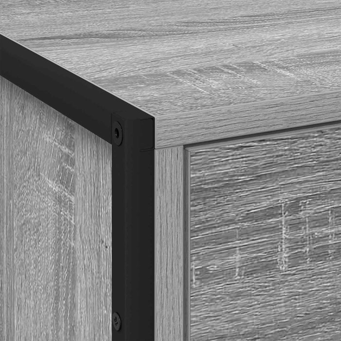 Noptieră cu sertar Gri Sonoma 50 x 39.5 x 50 cm Lemn compozit - WALTI WALTI