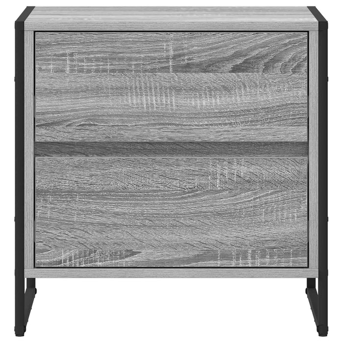 Noptieră cu sertar Gri Sonoma 50 x 39.5 x 50 cm Lemn compozit - WALTI WALTI
