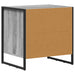 Noptieră 2 pcs Gri Sonoma 50 x 39.5 x 50 cm Lemn compozit - WALTI WALTI