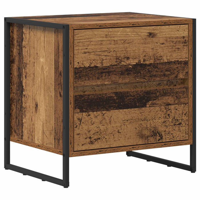 Noptieră cu sertar Lemn Vechi 50 x 39.5 x 50 cm Lemn compozit - WALTI WALTI