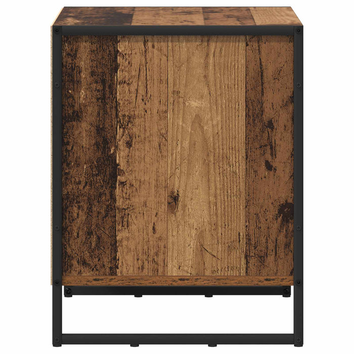 Noptieră 2 pcs Lemn Vechi 50 x 39.5 x 50 cm Lemn compozit - WALTI WALTI