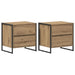 Noptieră 2 pcs Stejar artizanal 50 x 39.5 x 50 cm Lemn compozit - WALTI WALTI
