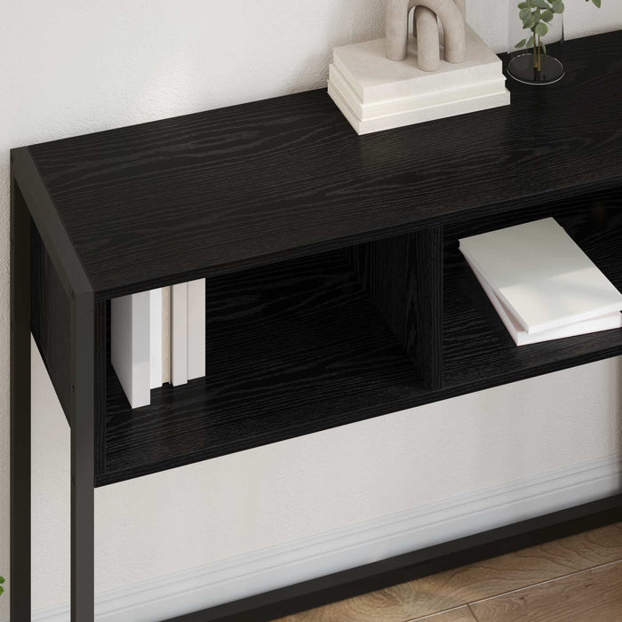 Masă laterală Stejar Negru 100 x 36 x 75 cm Lemn compozit - WALTI WALTI