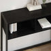 Masă laterală Stejar Negru 100 x 36 x 75 cm Lemn compozit - WALTI WALTI