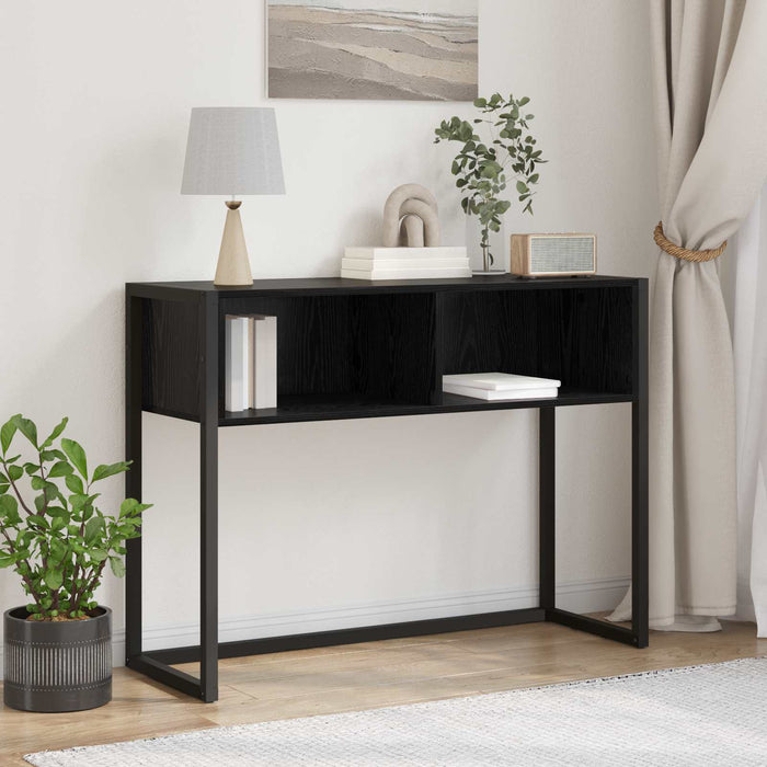 Masă laterală Stejar Negru 100 x 36 x 75 cm Lemn compozit - WALTI WALTI