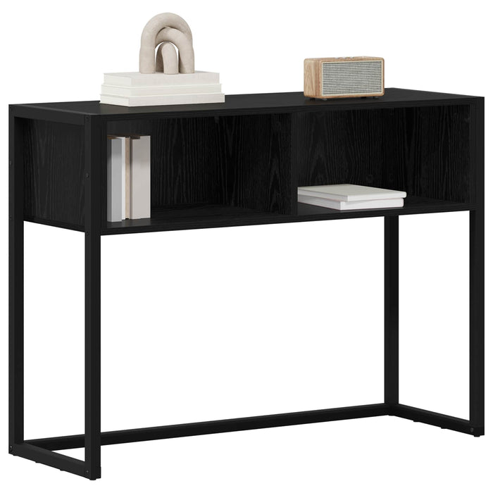 Masă laterală Stejar Negru 100 x 36 x 75 cm Lemn compozit - WALTI WALTI