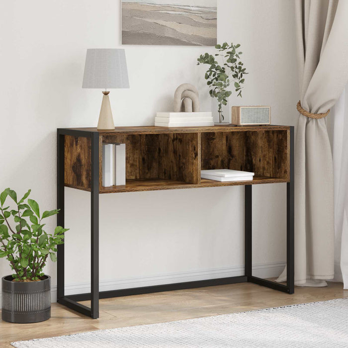 Masă laterală Stejar fumuriu 100 x 36 x 75 cm Lemn compozit - WALTI WALTI