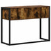 Masă laterală Stejar fumuriu 100 x 36 x 75 cm Lemn compozit - WALTI WALTI