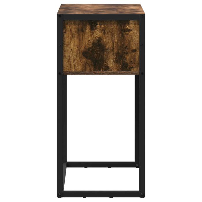 Masă laterală Stejar fumuriu 100 x 36 x 75 cm Lemn compozit - WALTI WALTI