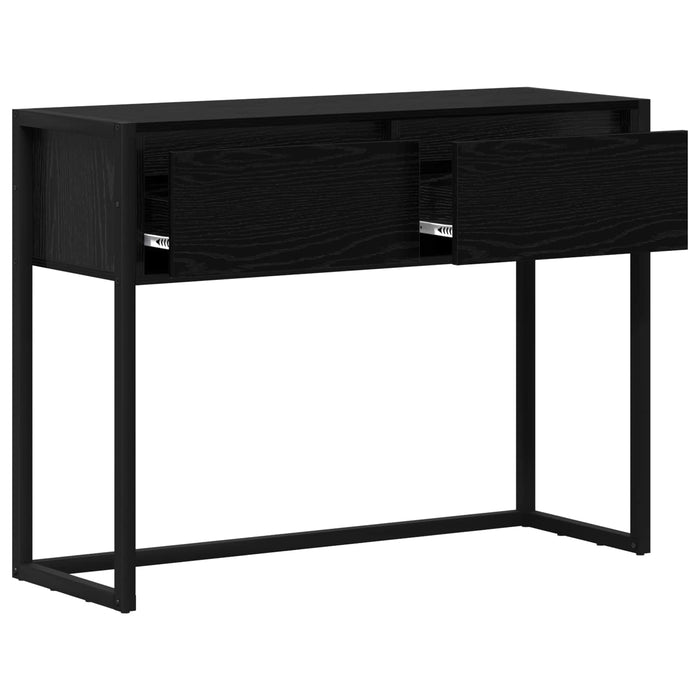 Masă laterală Stejar Negru 100 x 36 x 75 cm Lemn compozit - WALTI WALTI